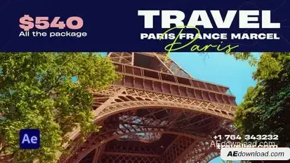 Travel Promo Opener | Travel Slideshow Openers template preview