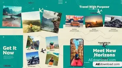 Travel Services Intro Openers template preview