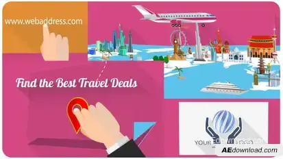 Travel Site / Travel Agency Promo Product Promo template preview