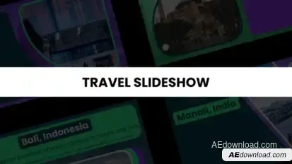 Travel Slideshow Product Promo template preview