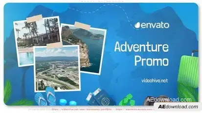 Travel Slideshow Openers template preview