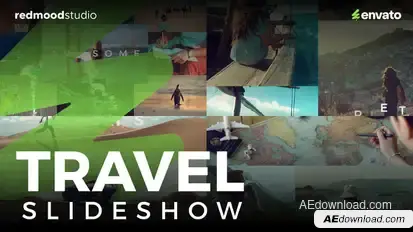 Travel Slideshow Openers template preview