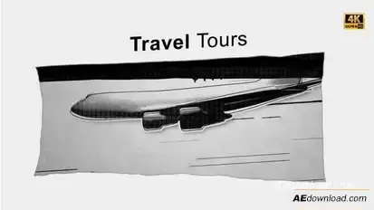 Travel Tours 4K Openers template preview