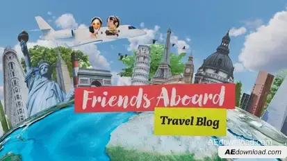 Travel Vlog Intro Openers template preview