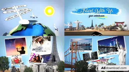 Travel With Us Openers template preview