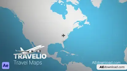 Travelio | Travel Maps Infographics template preview