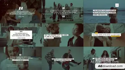 Trend Quotes | After Effects Titles template preview