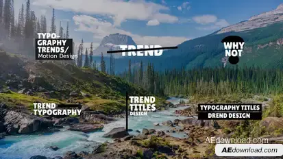 Trend Titles | After Effects Titles template preview