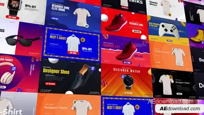 Trending Product Promo Video Displays template preview