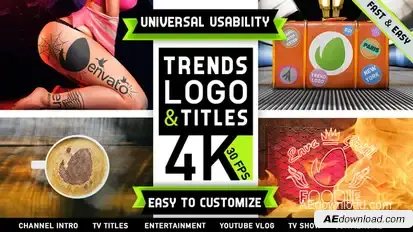 Trends Branding Creative Logo Logo Stings template preview