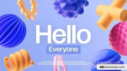 Trendy 3D Shape Opener Openers template preview