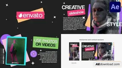 Trendy Colorful Slideshow for After Effects Openers template preview