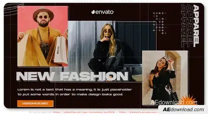 Trendy Fashion Promo broadcast-packages template preview