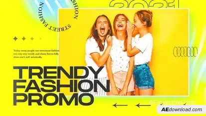Trendy Fashion Promo broadcast-packages template preview