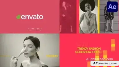 Trendy Fashion Slideshow Opener for After Effects Openers template preview