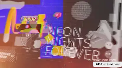 Trendy Glitch Opener Openers template preview