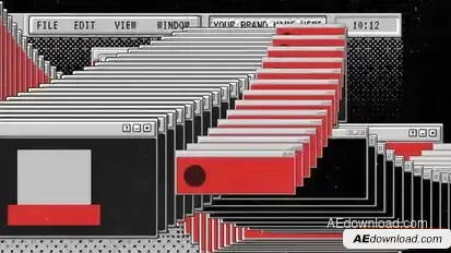 Videohive Trendy Glitch Sale Promo Openers template preview