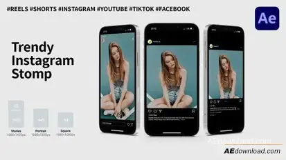 Trendy Instagram Stomp Openers template preview