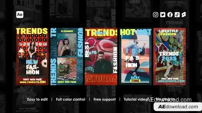 Trendy Instagram Stories Product Promo template preview