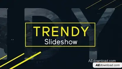 Trendy Slideshow Openers template preview