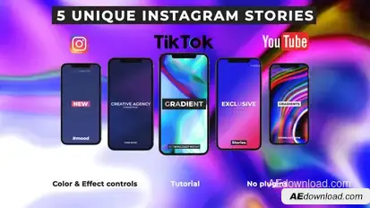 Trendy Stories v3 Product Promo template preview