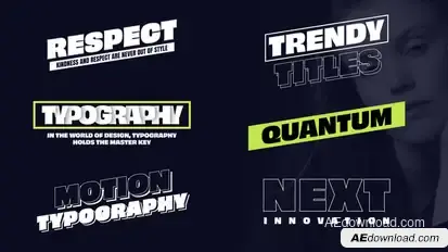 Trendy Titles Titles template preview