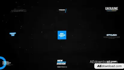 Trendy Titles | After Effects Titles template preview