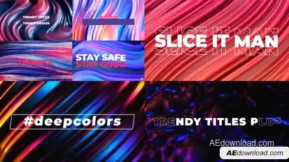 Trendy Titles Plus Titles template preview