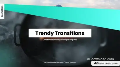 Trendy Transitions Elements template preview