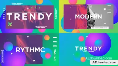Trendy Typo Opener Openers template preview