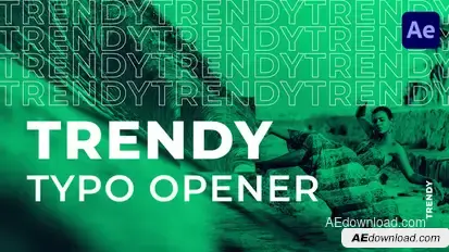 Trendy Typo Opener Openers template preview