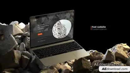 Trendy Website Promo // Laptop Mockup Product Promo template preview