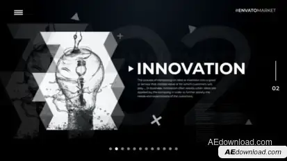 Triangle Corporate Presentation Openers template preview