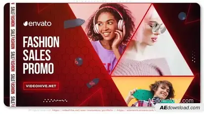 Triangles Sale Promo Product Promo template preview