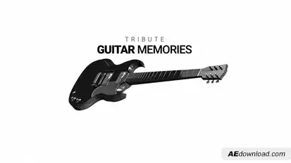 Tribute - Guitar 30 Sec Promo Product Promo template preview