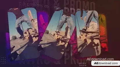 Triple Freeze Frame Urban Opener Openers template preview
