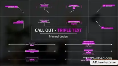 Triple Text Call - Outs Openers template preview