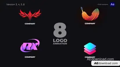 Trippy Liquid Logo | AE Logo Stings template preview