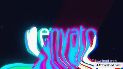 Trippy Logo Distortions 3 in 1 Logo Stings template preview
