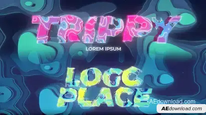Trippy Opener Logo & Title Logo Stings template preview