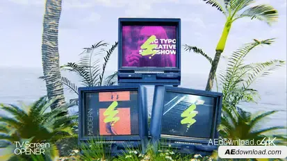 Tropical TV Opener Openers template preview