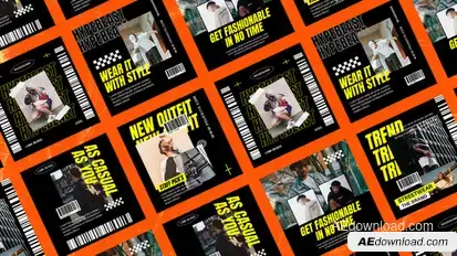 Troux Fashion Media Posts Product Promo template preview