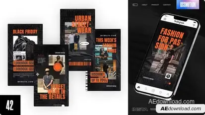 Turbo Hypebeast Instagram Stories Video Displays template preview