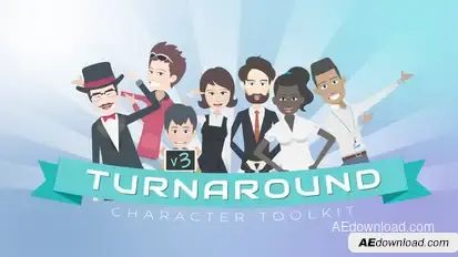 Turnaround Character Toolkit 3 Product Promo template preview