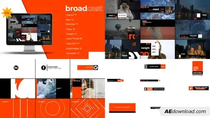 Tv Identity Broadcast Pack broadcast-packages template preview