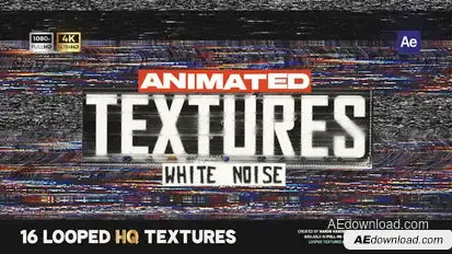 TV Noise Textures Elements template preview