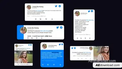 Tweets Pack Titles template preview