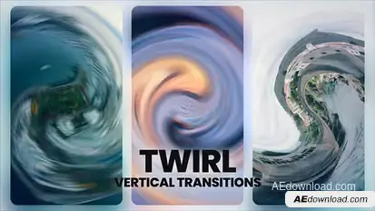 Twirl Transitions Elements template preview