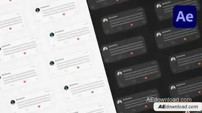 Twitter X Social Media Logo Intro Logo Stings template preview