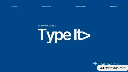 Type It Titles template preview